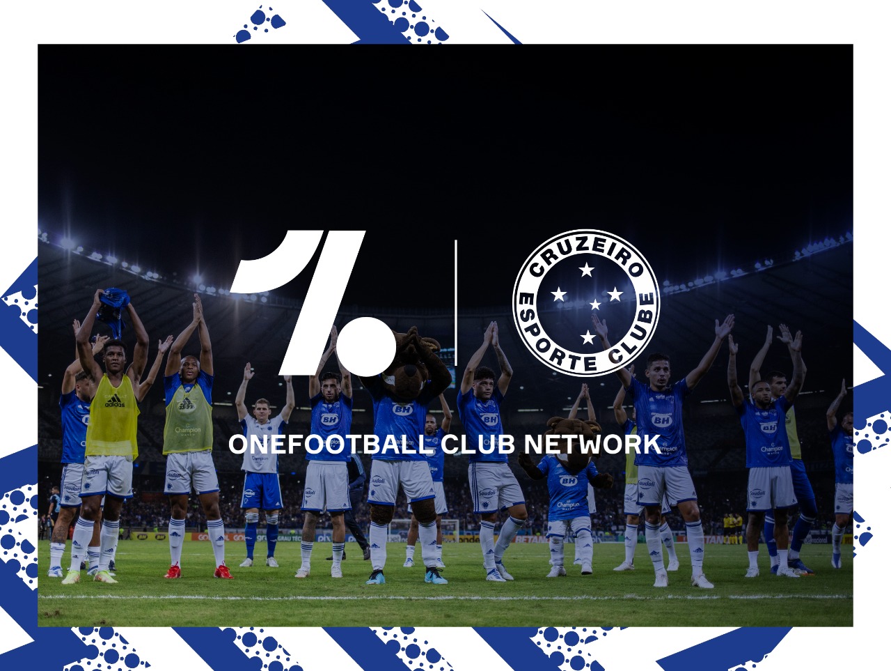 Cruzeiro se junta ao OneFootball para levar seu conteúdo original aos fãs ao redor do mundo
