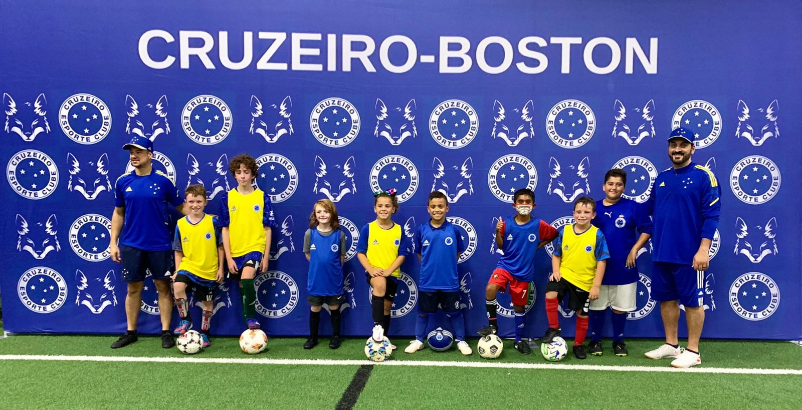 Escola de Futebol Clube de Campo/Cruzeiro: Atletas da Escola de