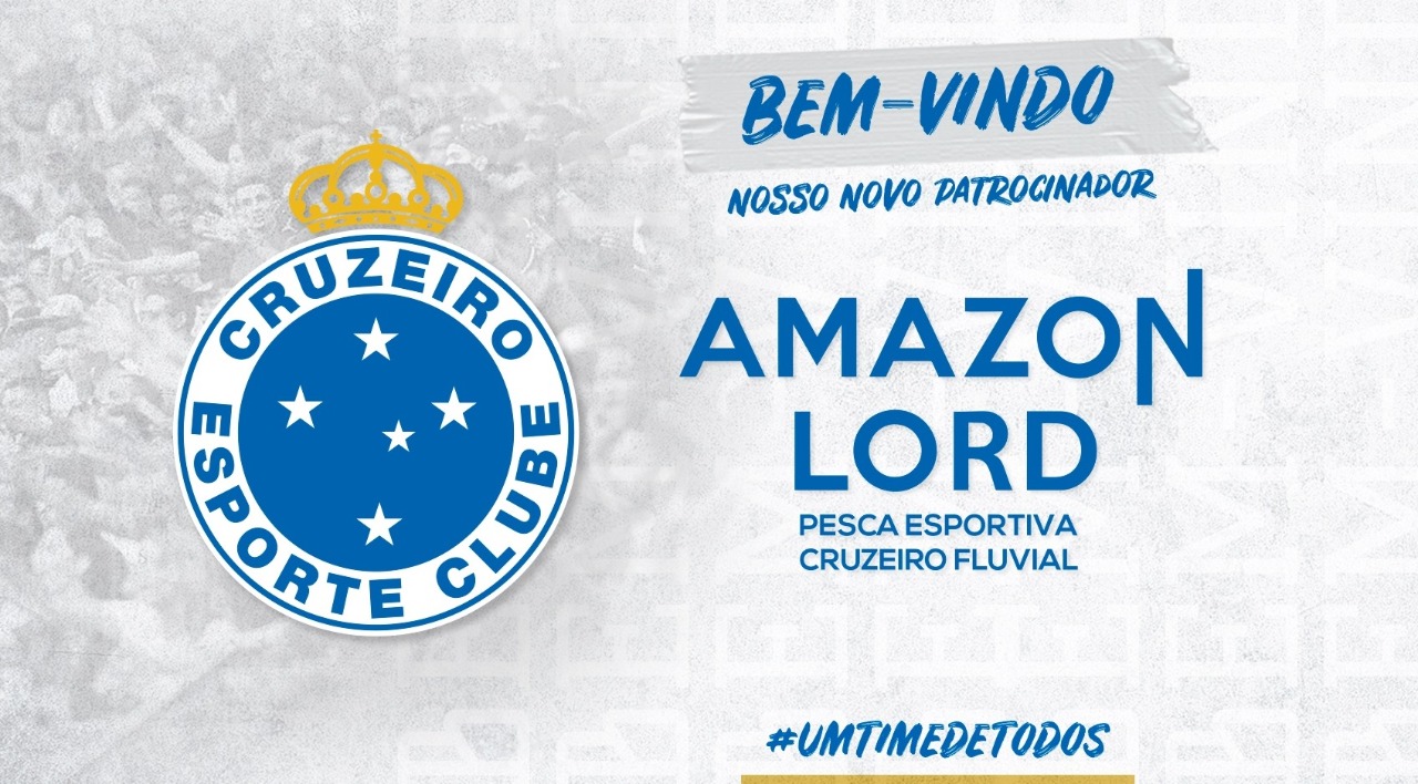 Cruzeiro anuncia empresa de turismo ecológico Amazon Lord como nova patrocinadora
