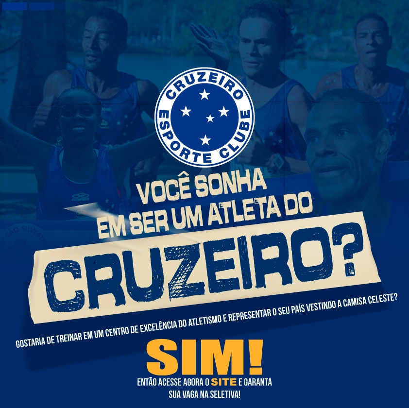 Atletismo Cruzeiro/CTE/IPITA realiza seletiva para jovens atletas