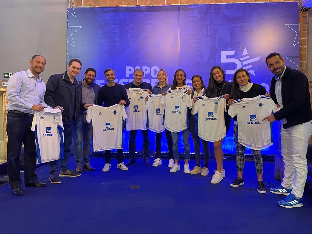 Cruzeiro e Gerdau anunciam parceria exclusiva para equipe feminina de futebol